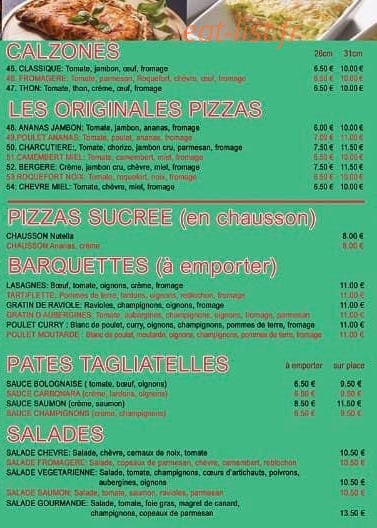 Past'a'pizza — carte page 3