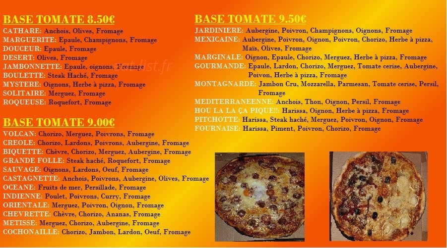 Chez Karine — carte page 1