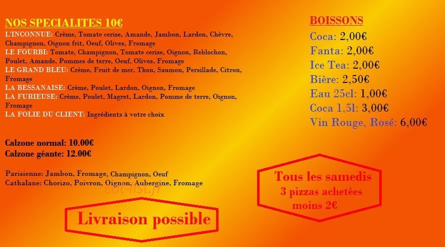 Chez Karine — carte page 3