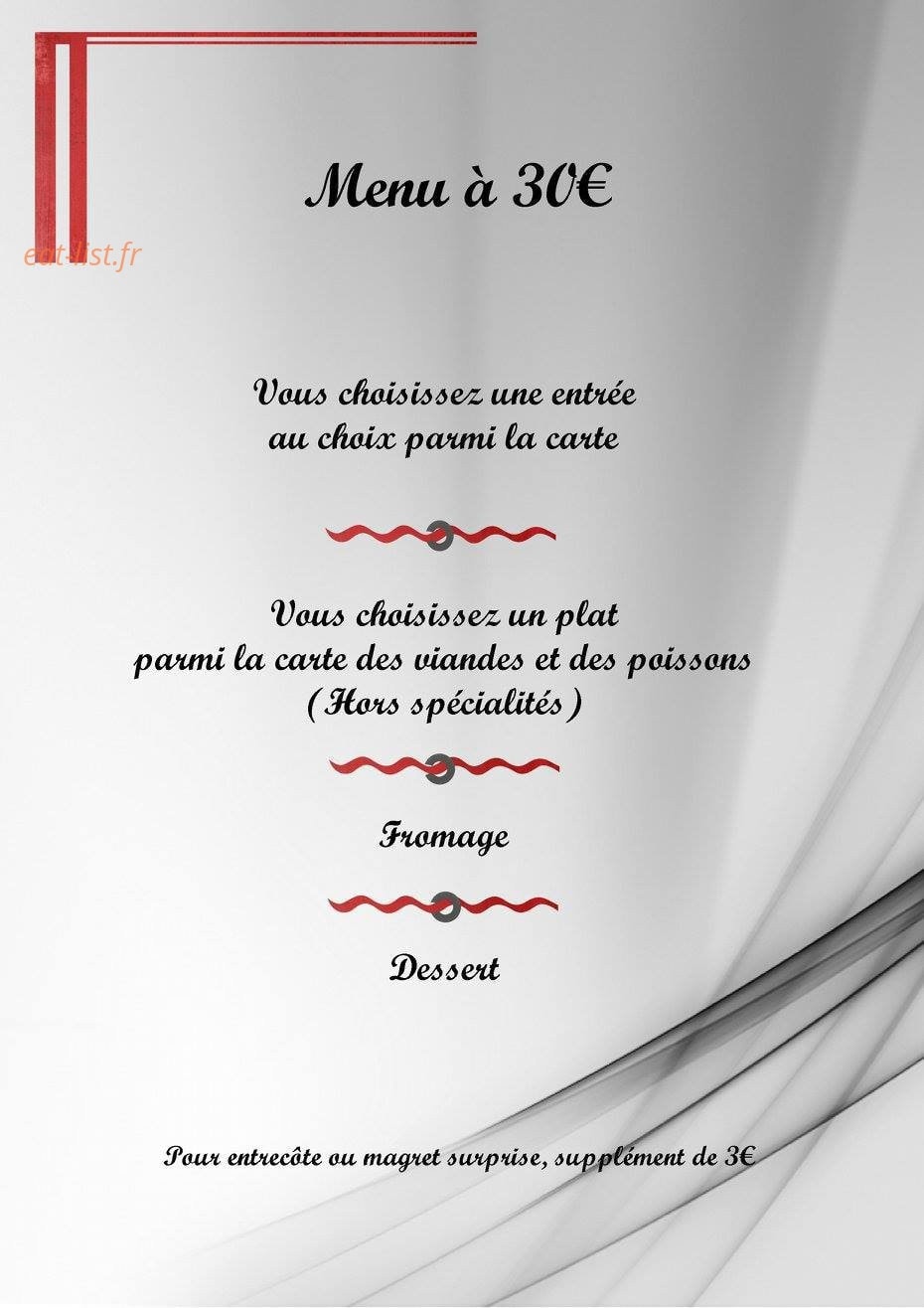 L'Auberge des Ripailleurs — carte page 6