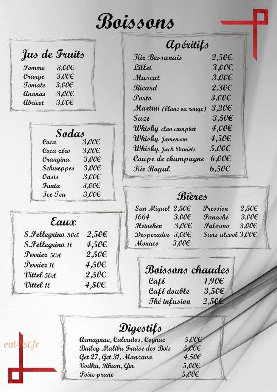 L'Auberge des Ripailleurs — carte page 7