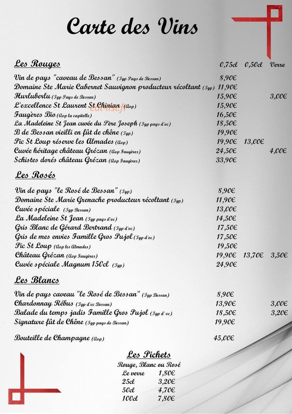 L'Auberge des Ripailleurs — carte page 3