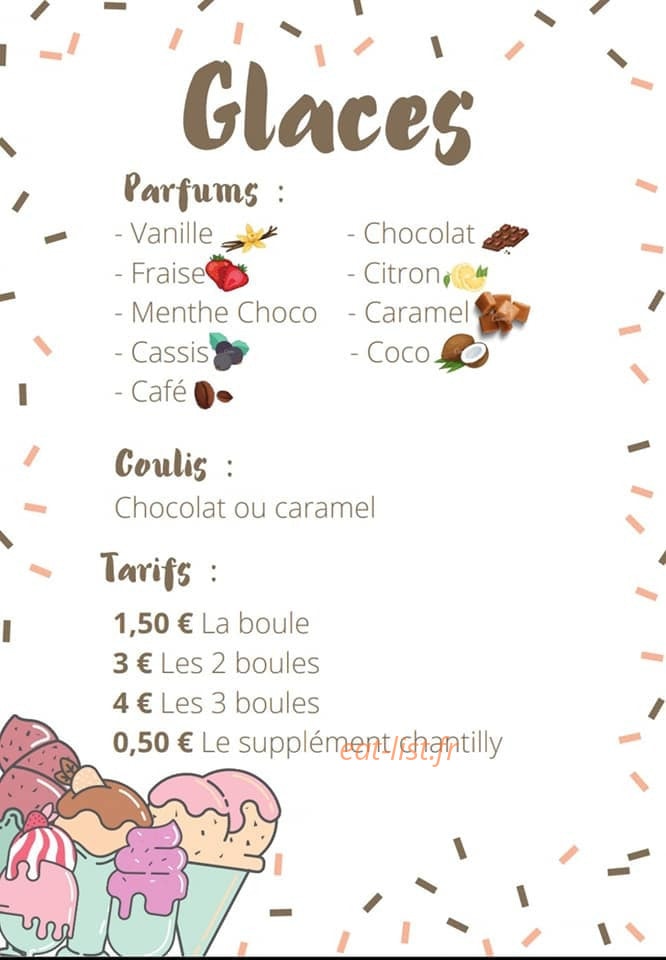 Café Beau Séjour — carte page 2