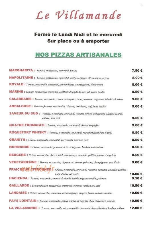 Le Villamande — carte page 4