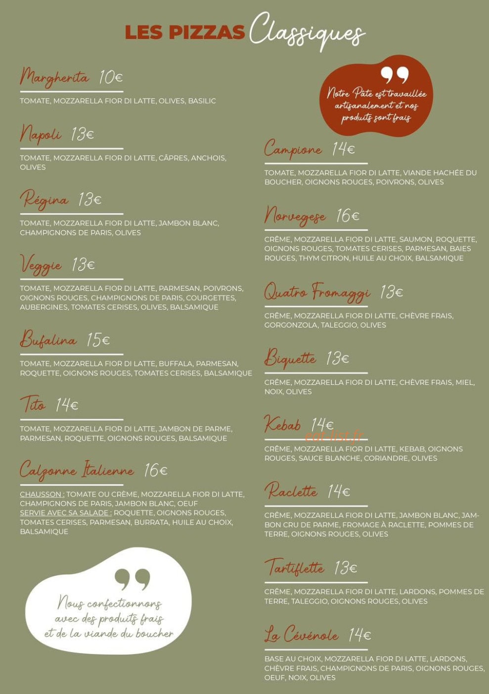 La Piazzeta — carte page 4
