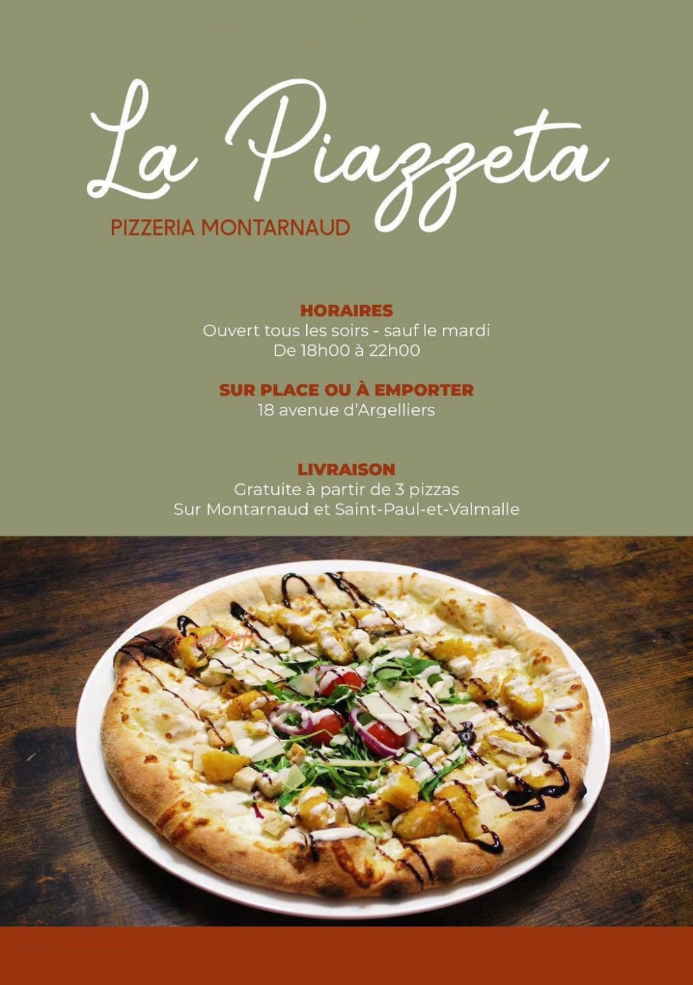La Piazzeta — carte page 1