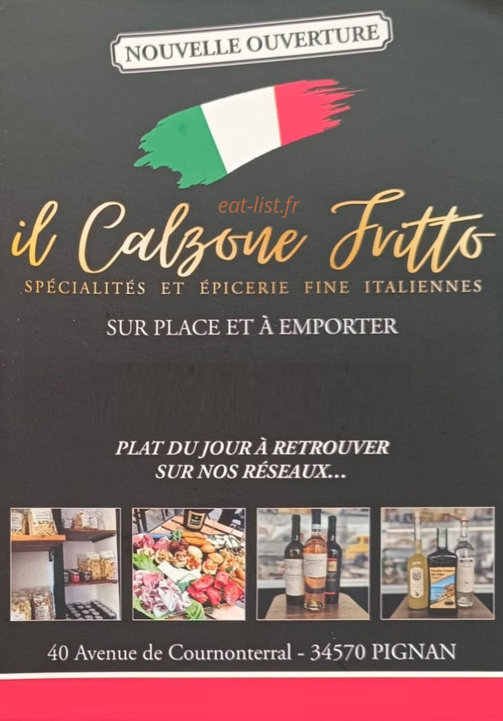 Il Calzone Fritto — carte page 1