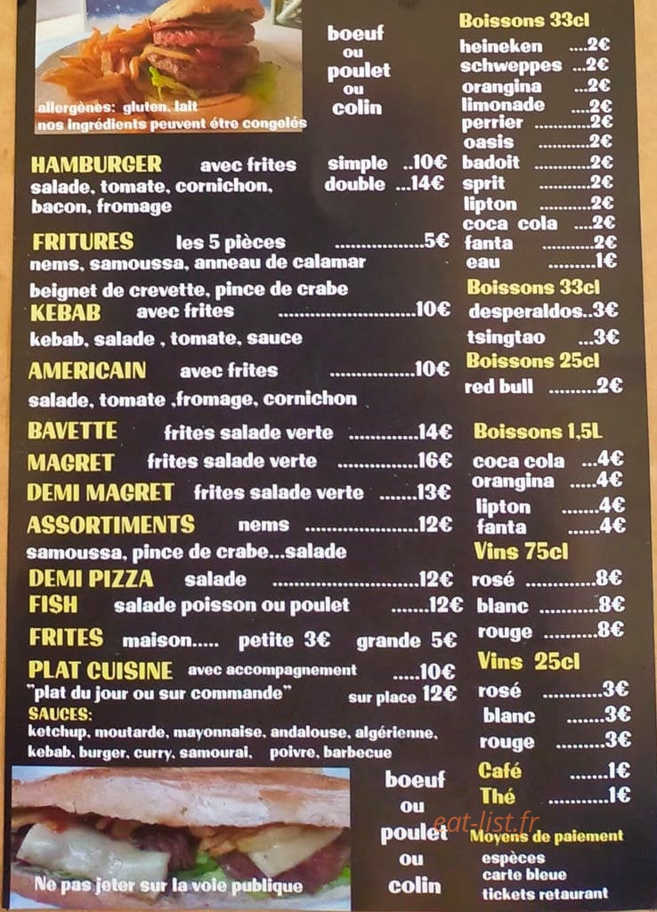 Le Toutycuit — carte page 2