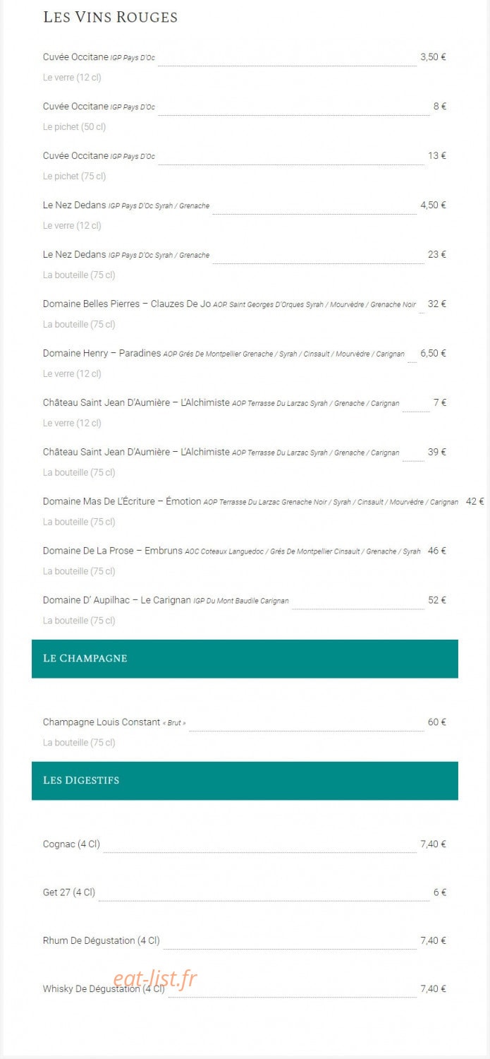 Les Sens Il & Elle — carte page 7