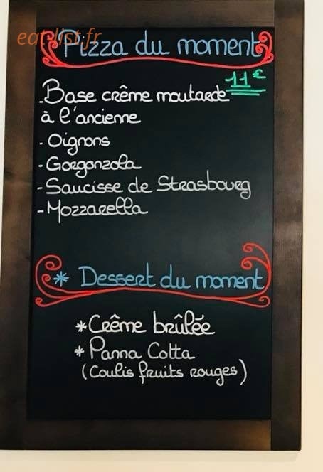 Chez Gazzo — carte page 1