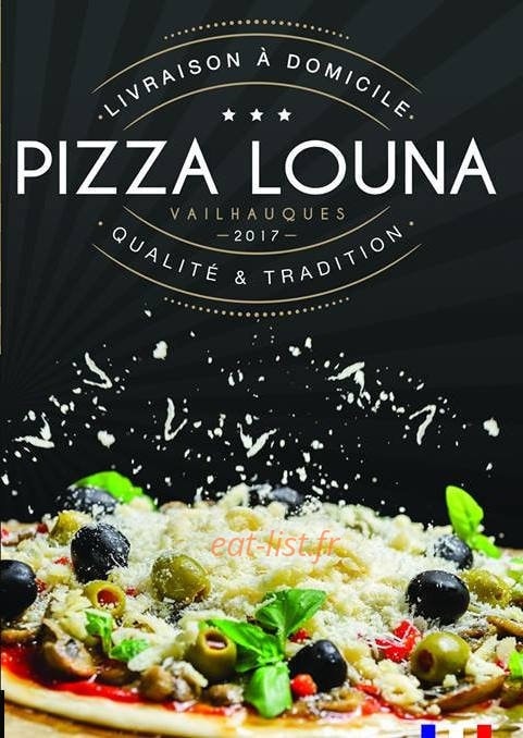 Pizza Louna — carte page 1