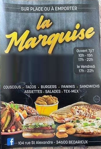 La Marquise — carte page 1
