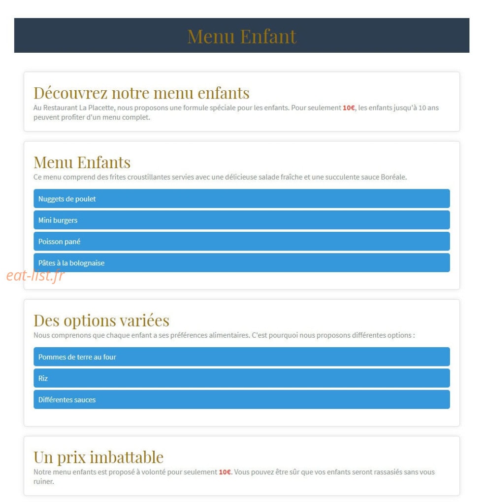 La Placette — carte page 10