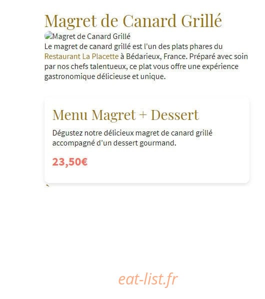 La Placette — carte page 11
