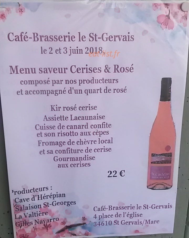 Les Figues Le Saint Gervais — carte page 1