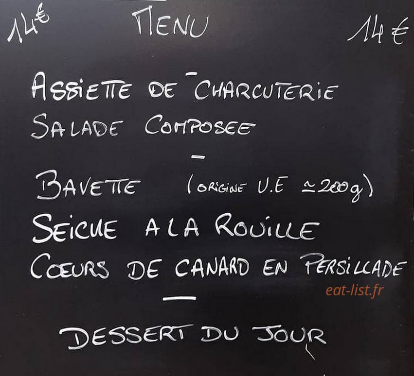 La Mousse — carte page 1