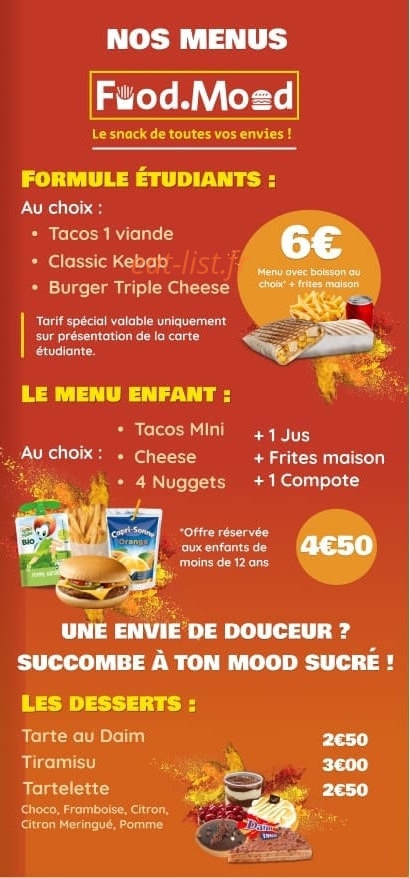 Food Mood — carte page 6