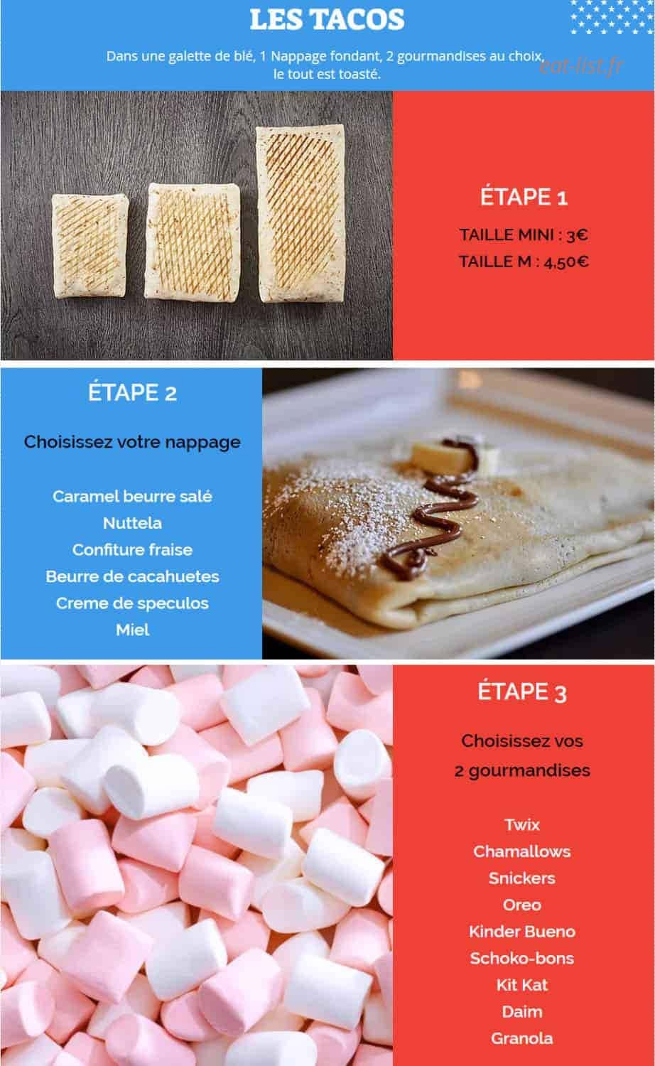 Frenchie's tacos — carte page 4