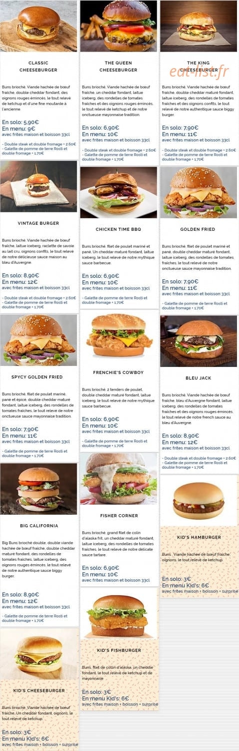 Frenchie's tacos — carte page 5