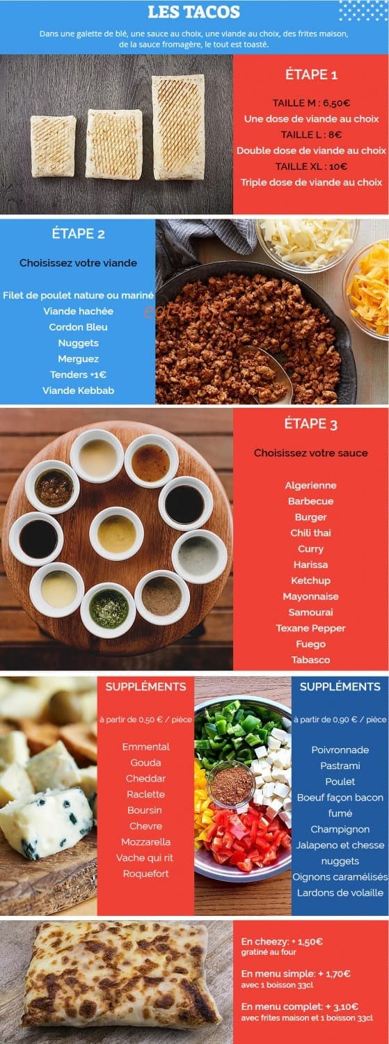 Frenchie's tacos — carte page 2
