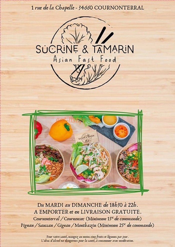 Sucrine et Tamarin — carte page 1