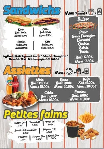 Fast food B Tacos — carte page 3