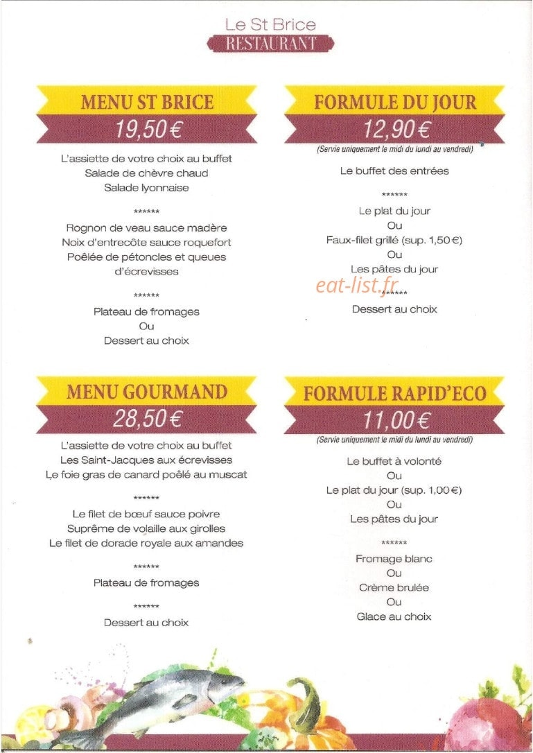 Le Saint Brice — carte page 2