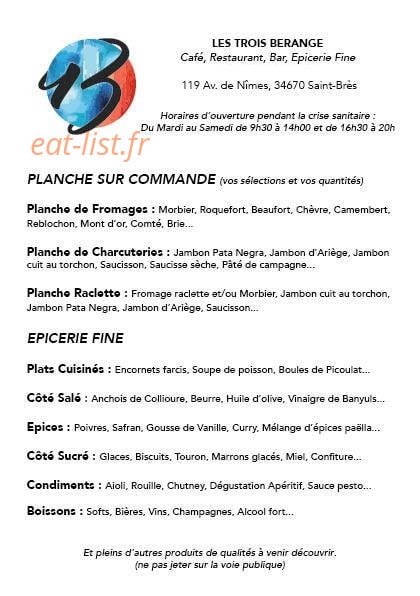 Les Trois Bérange — carte page 3