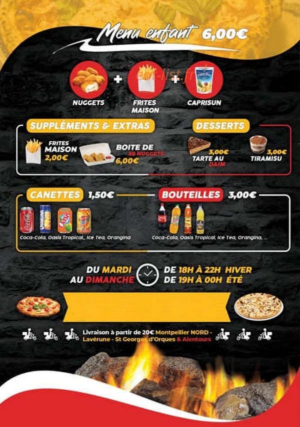 Dilak pizza — carte page 4
