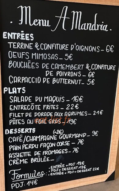 A Mandria — carte page 1