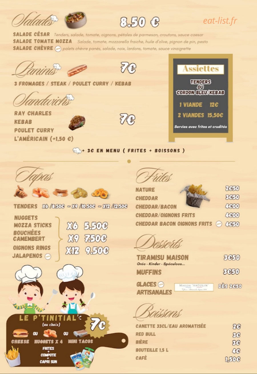 L'initial — carte page 2