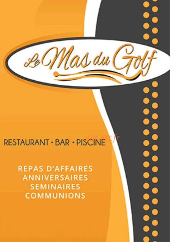 Le Mas du Golf — carte page 1