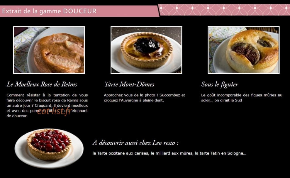 Leo Resto — carte page 4