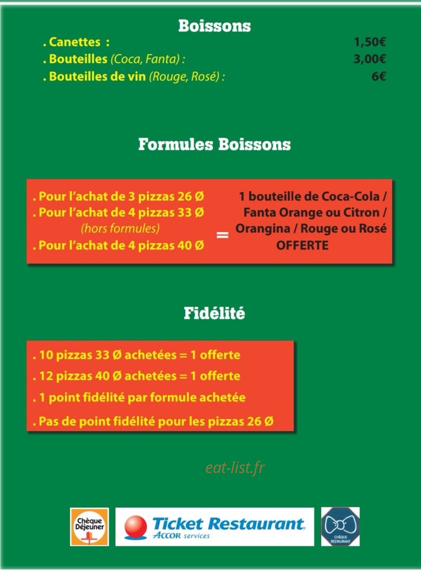 Pizza Planets — carte page 6