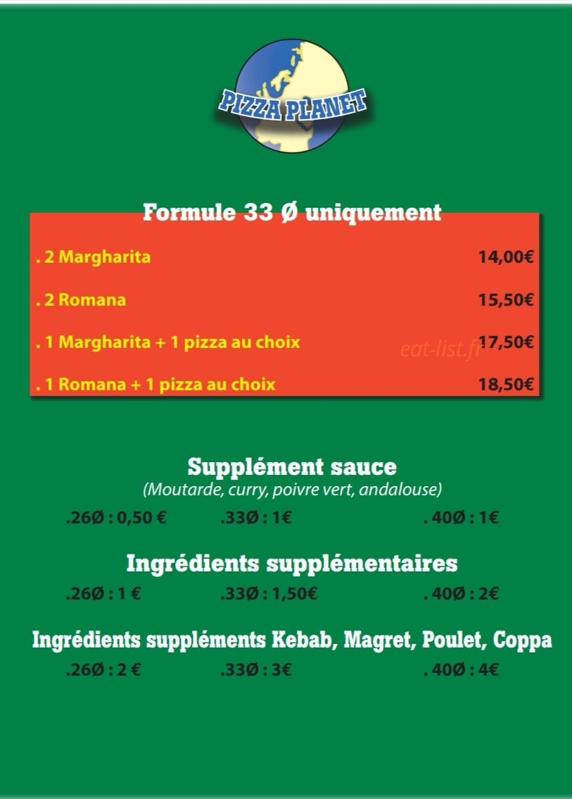 Pizza Planets — carte page 5