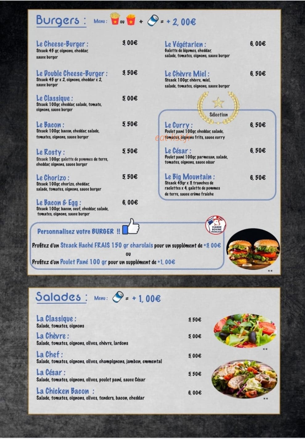 Subfood — carte page 2