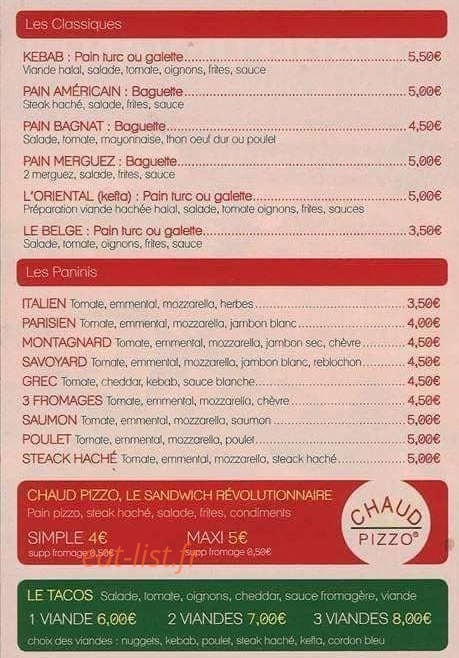 Chaud Devant — carte page 3
