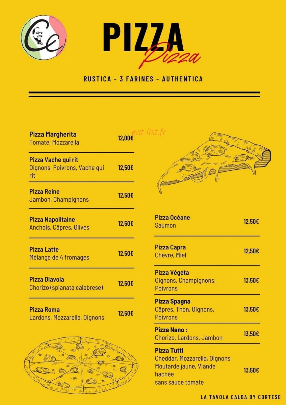 La Tavola Calda — carte page 1