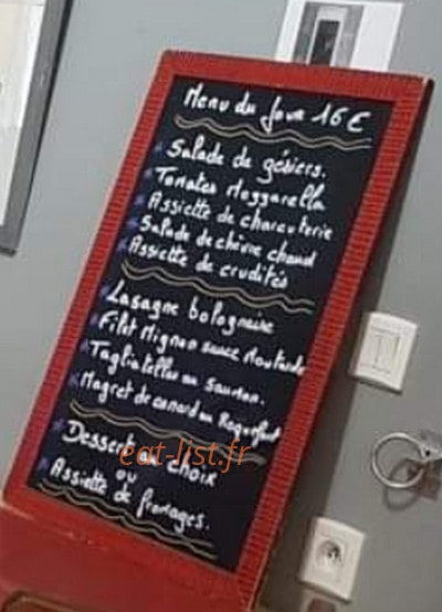 Le Palais Gourmand — carte page 1