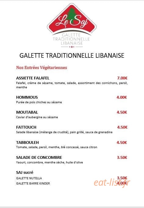 Le Saj — carte page 1