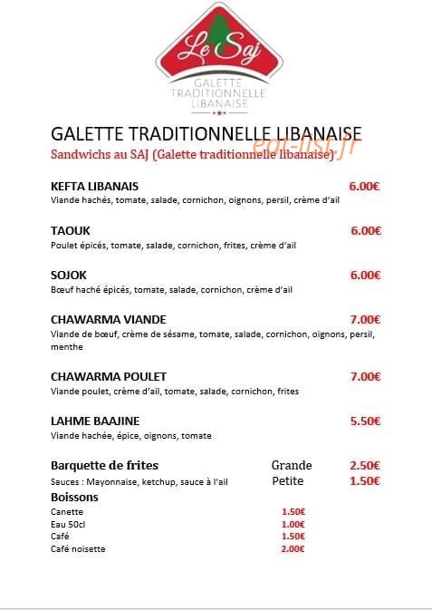 Le Saj — carte page 3