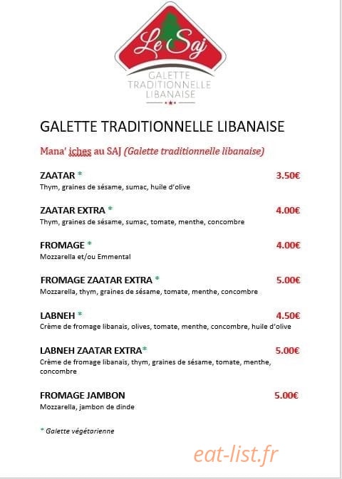 Le Saj — carte page 2