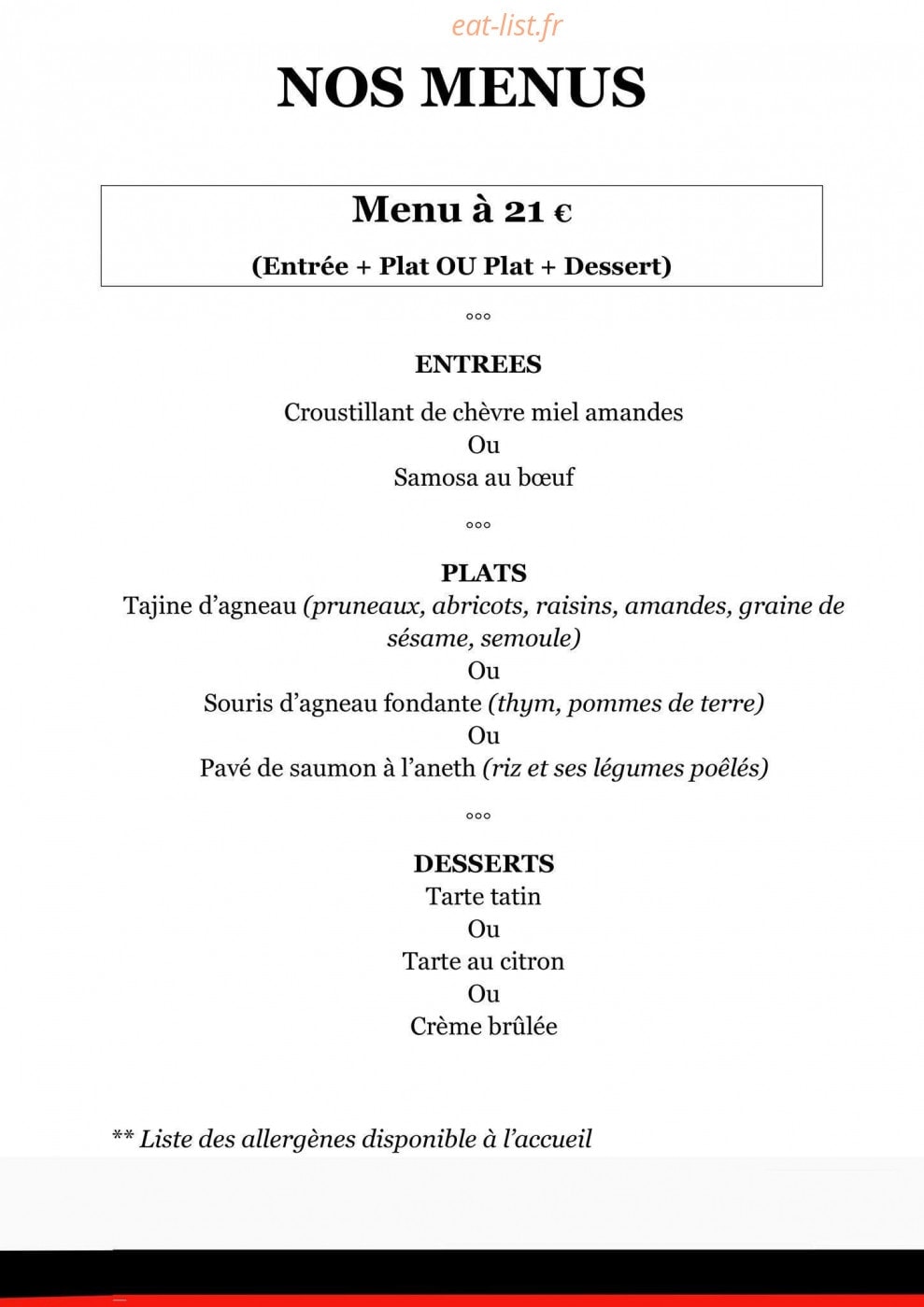 Saveurs Au Grand Sud — carte page 5
