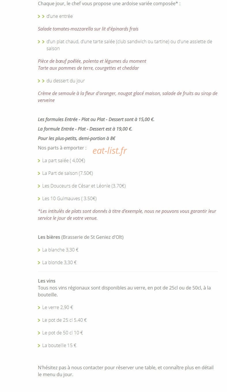 César et Léonie — carte page 1