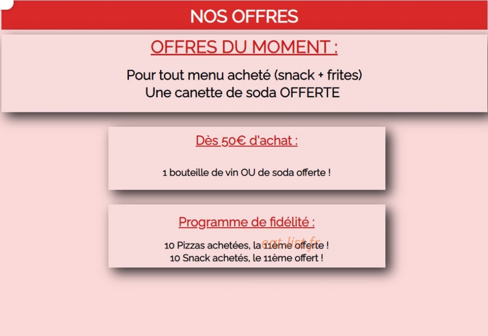 Chris.Pizza — carte page 3