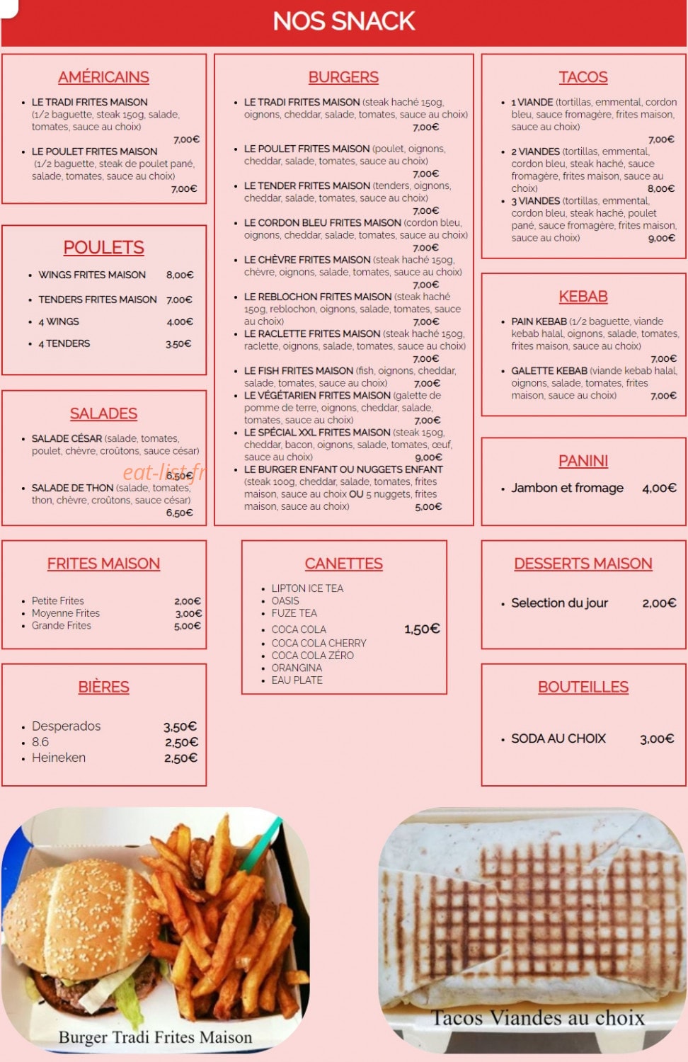 Chris.Pizza — carte page 2