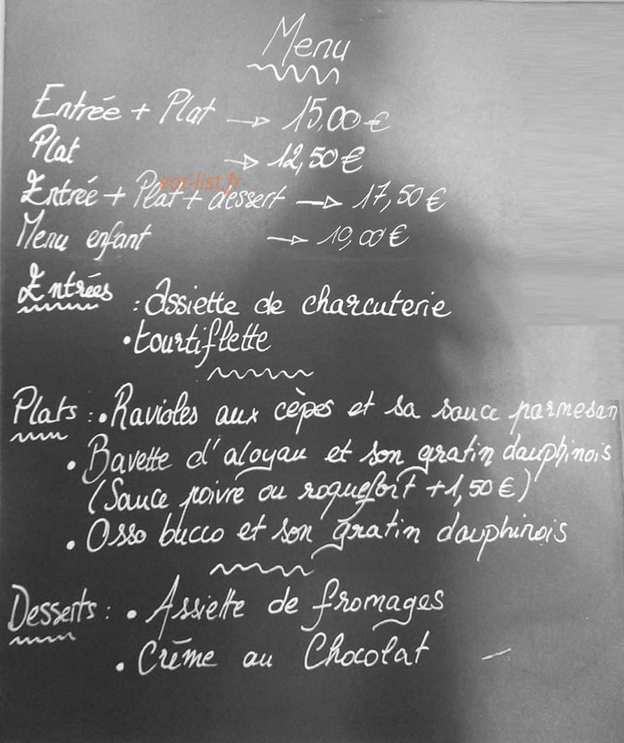 Bar Les Pradéennes — carte page 2