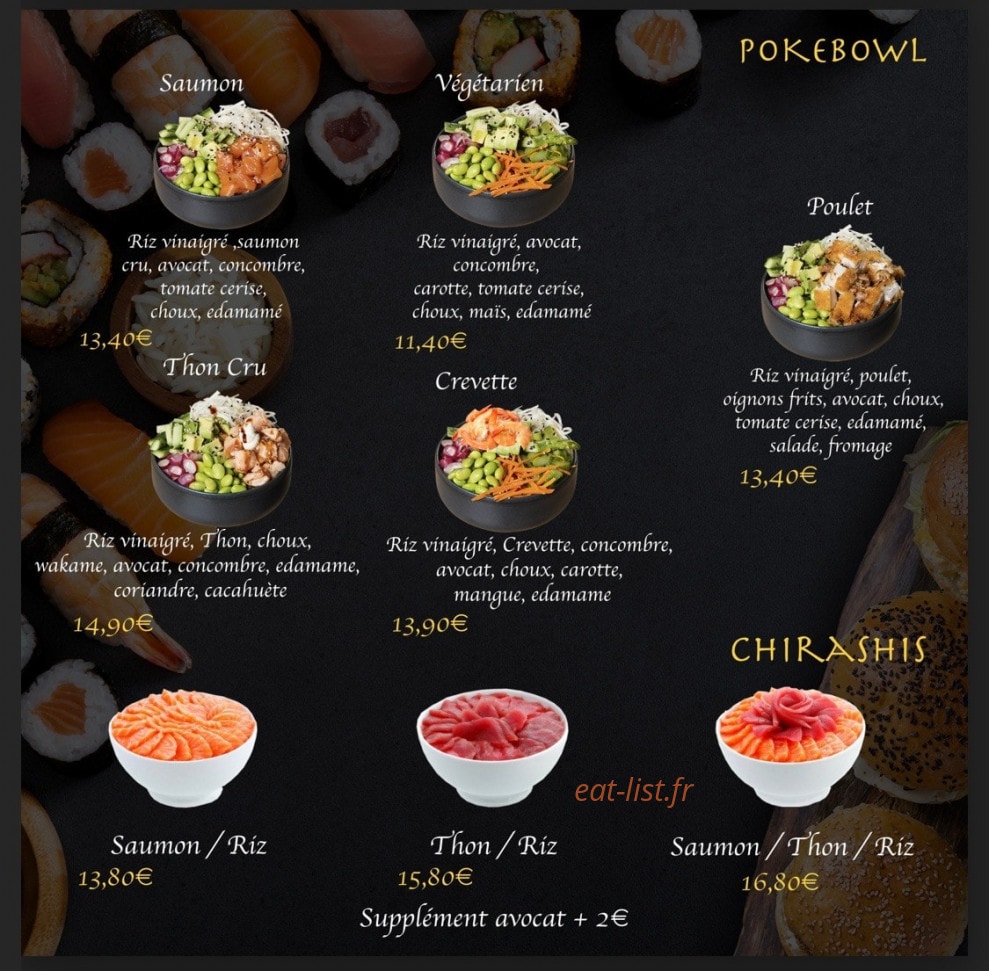 Ajia Sushi & Burger — carte page 10