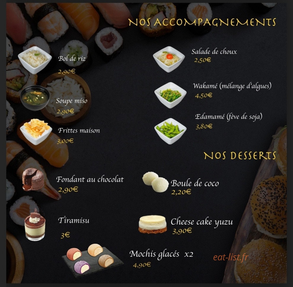 Ajia Sushi & Burger — carte page 15