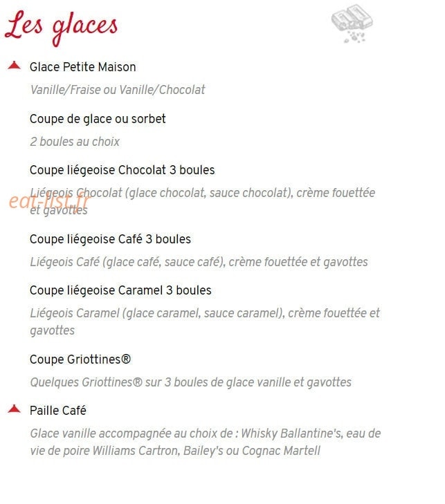 Courtepaille — carte page 7